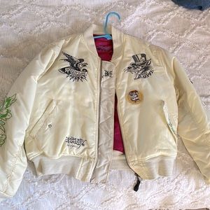 Vintage Ed Hardy bomber Jacket